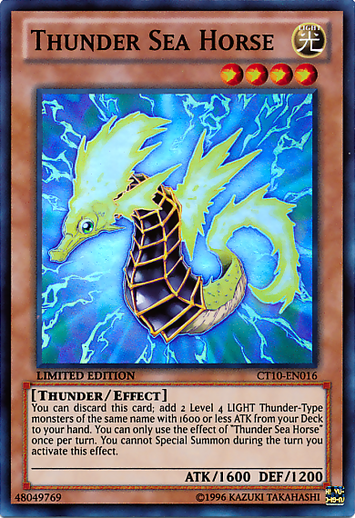 Thunder Sea Horse [CT10-EN016] Super Rare | Odin's Place