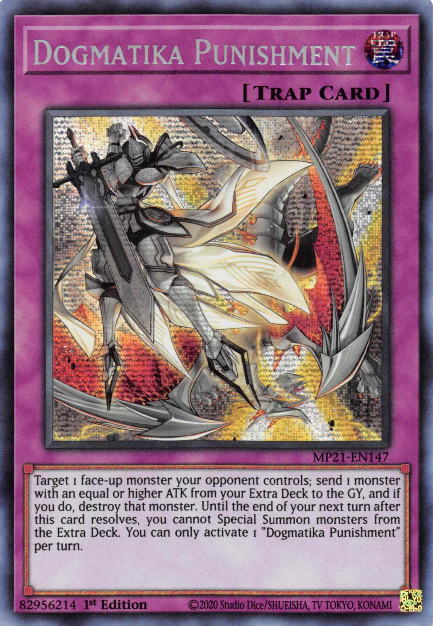 Dogmatika Punishment [MP21-EN147] Prismatic Secret Rare | Odin's Place