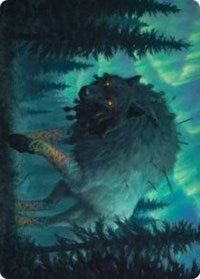 Sarulf, Realm Eater Art Card [Kaldheim Art Series] | Odin's Place