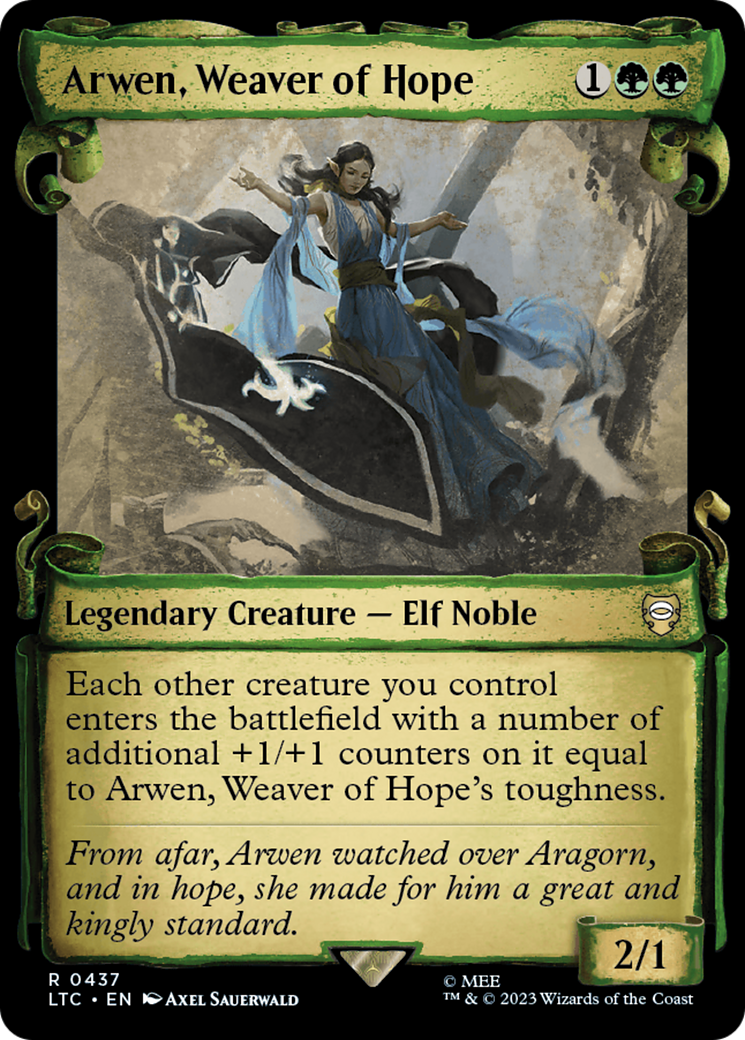 Arwen, Weaver of Hope [The Lord of the Rings: Tales of Middle-Earth Commander Showcase Scrolls] | Odin's Place