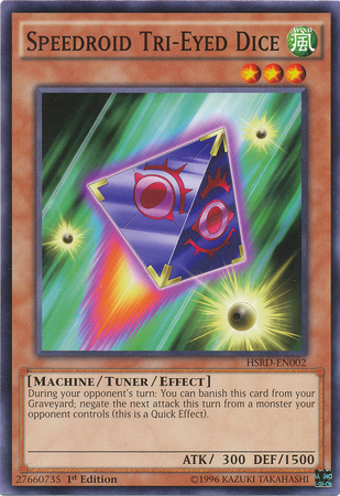 Speedroid Tri-Eyed Dice [HSRD-EN002] Common | Odin's Place