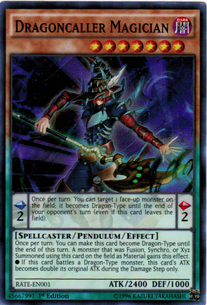 Dragoncaller Magician [RATE-EN001] Super Rare | Odin's Place