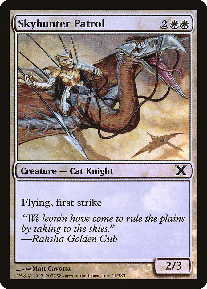 Skyhunter Patrol (Premium Foil) [Tenth Edition] | Odin's Place