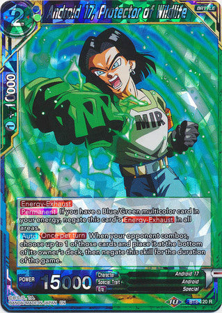 Android 17, Protector of Wildlife (BT8-120) [Malicious Machinations] | Odin's Place