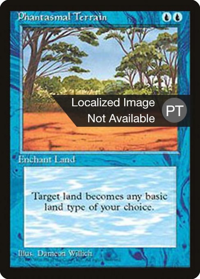 Phantasmal Terrain [Fourth Edition (Foreign Black Border)] | Odin's Place