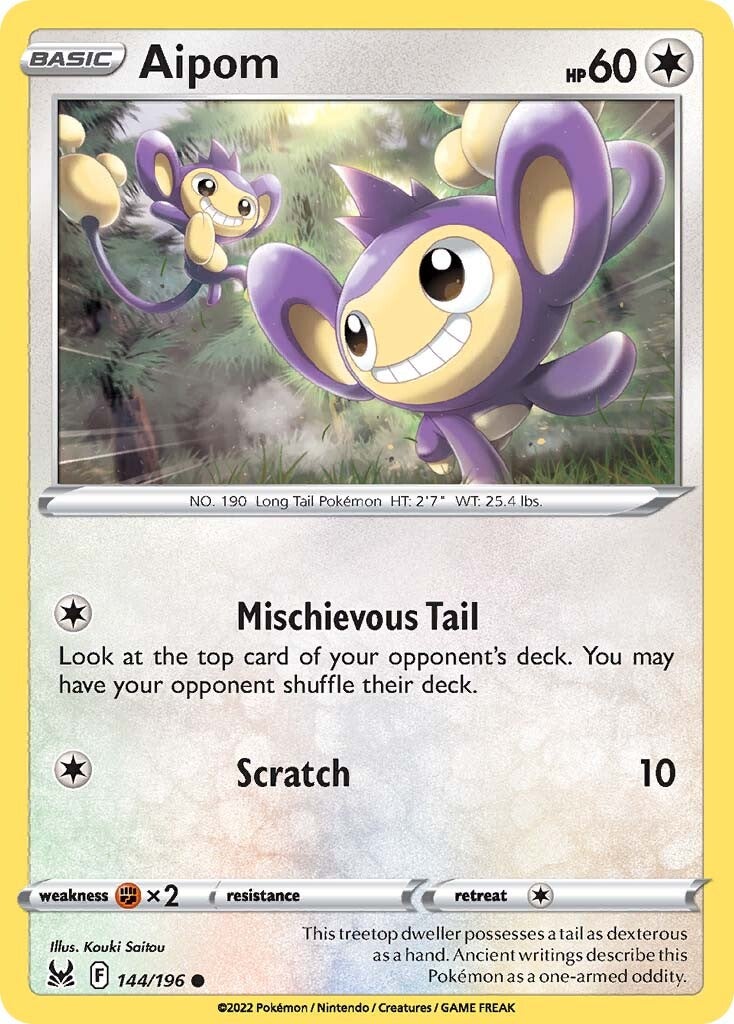 Aipom (144/196) [Sword & Shield: Lost Origin] | Odin's Place