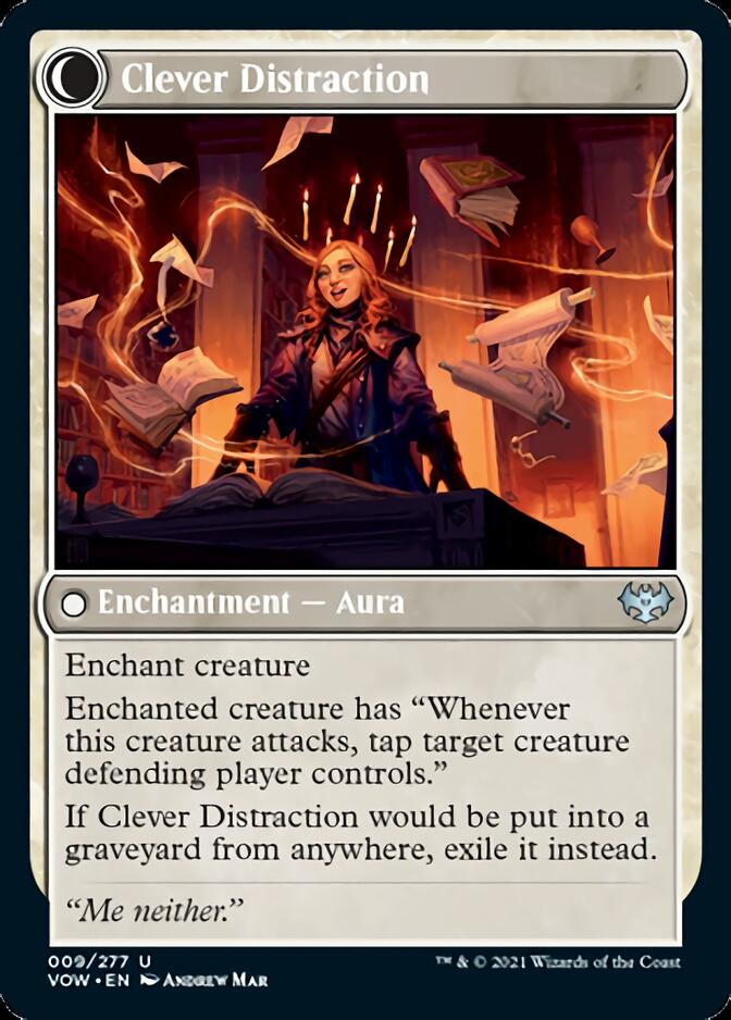 Distracting Geist // Clever Distraction [Innistrad: Crimson Vow] | Odin's Place