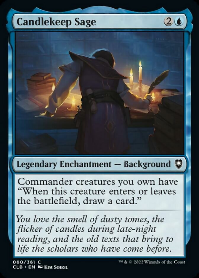 Candlekeep Sage [Commander Legends: Battle for Baldur's Gate] | Odin's Place