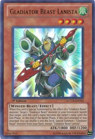 Gladiator Beast Lanista [LCGX-EN252] Ultra Rare | Odin's Place