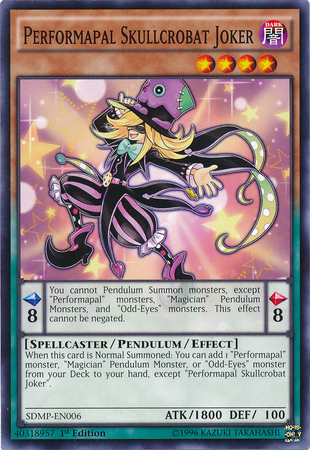 Performapal Skullcrobat Joker [SDMP-EN006] Common | Odin's Place