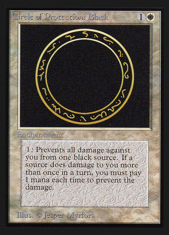 Circle of Protection: Black [International Collectors' Edition] | Odin's Place