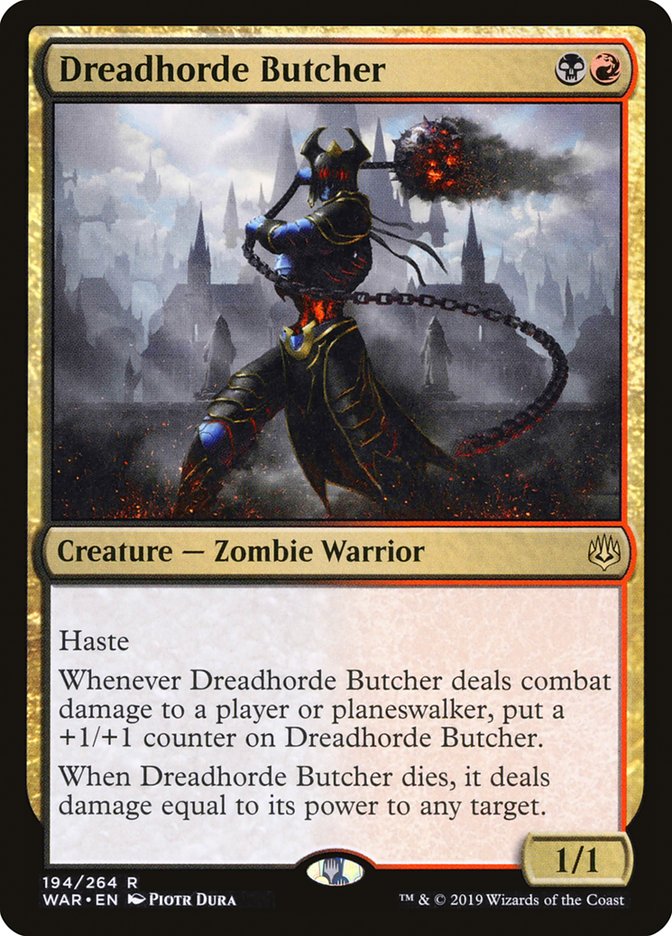 Dreadhorde Butcher (194) [War of the Spark] | Odin's Place