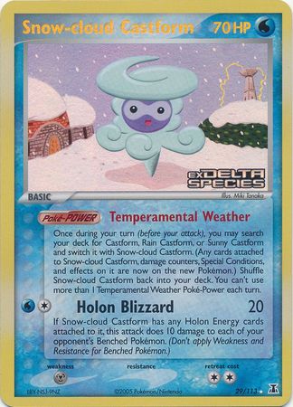 Snow-cloud Castform (29/113) (Stamped) [EX: Delta Species] | Odin's Place