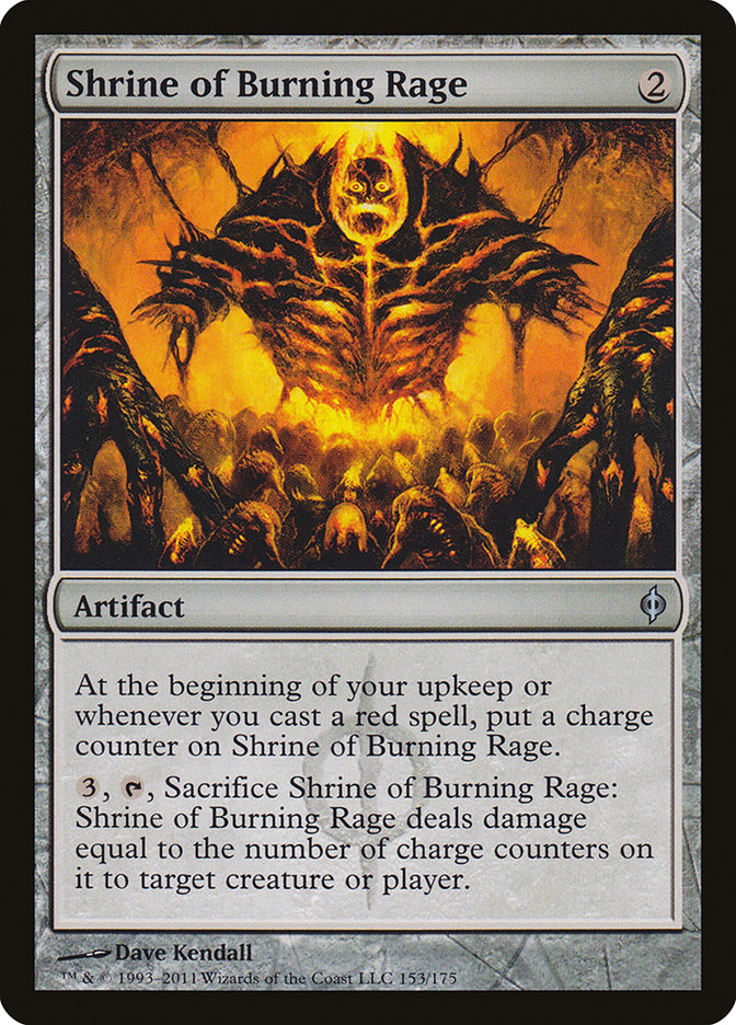Shrine of Burning Rage (153) [New Phyrexia] | Odin's Place