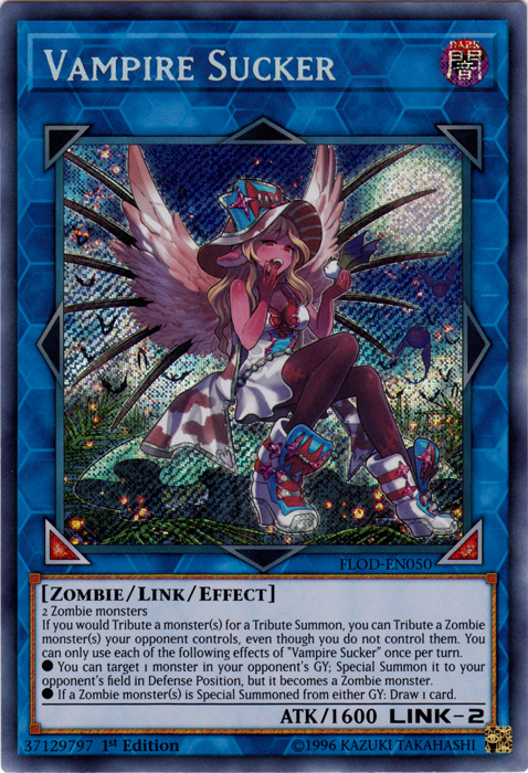 Vampire Sucker [FLOD-EN050] Secret Rare | Odin's Place