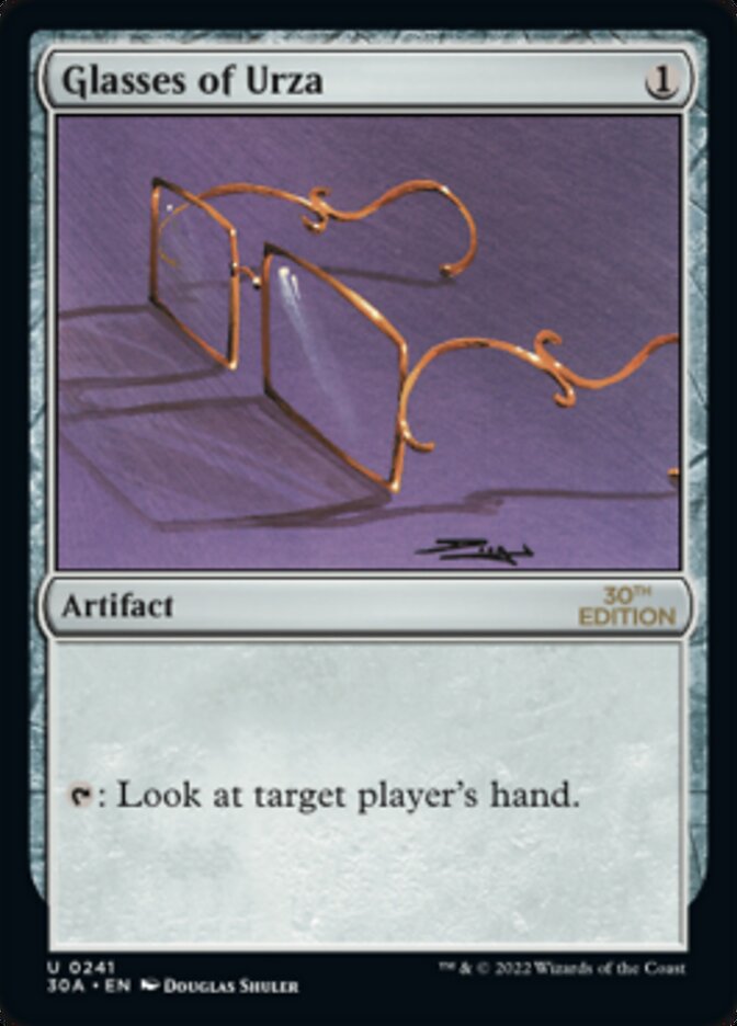 Glasses of Urza [30th Anniversary Edition] | Odin's Place