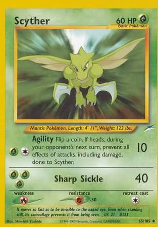 Scyther (55/105) [Neo Destiny Unlimited] | Odin's Place