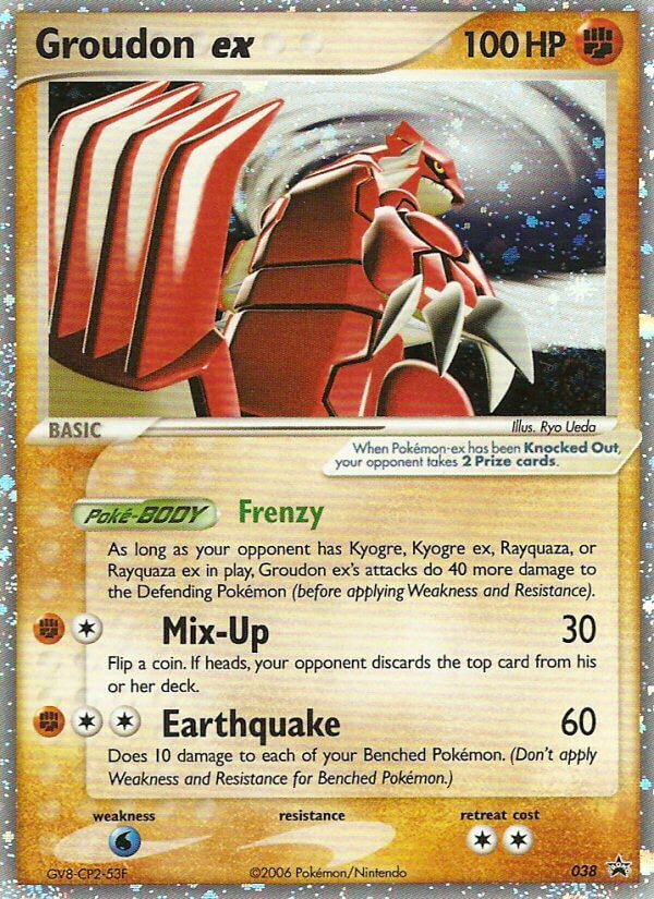 Groudon ex (038) [Nintendo: Black Star Promos] | Odin's Place