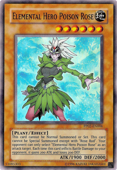 Elemental Hero Poison Rose [PP02-EN006] Super Rare | Odin's Place