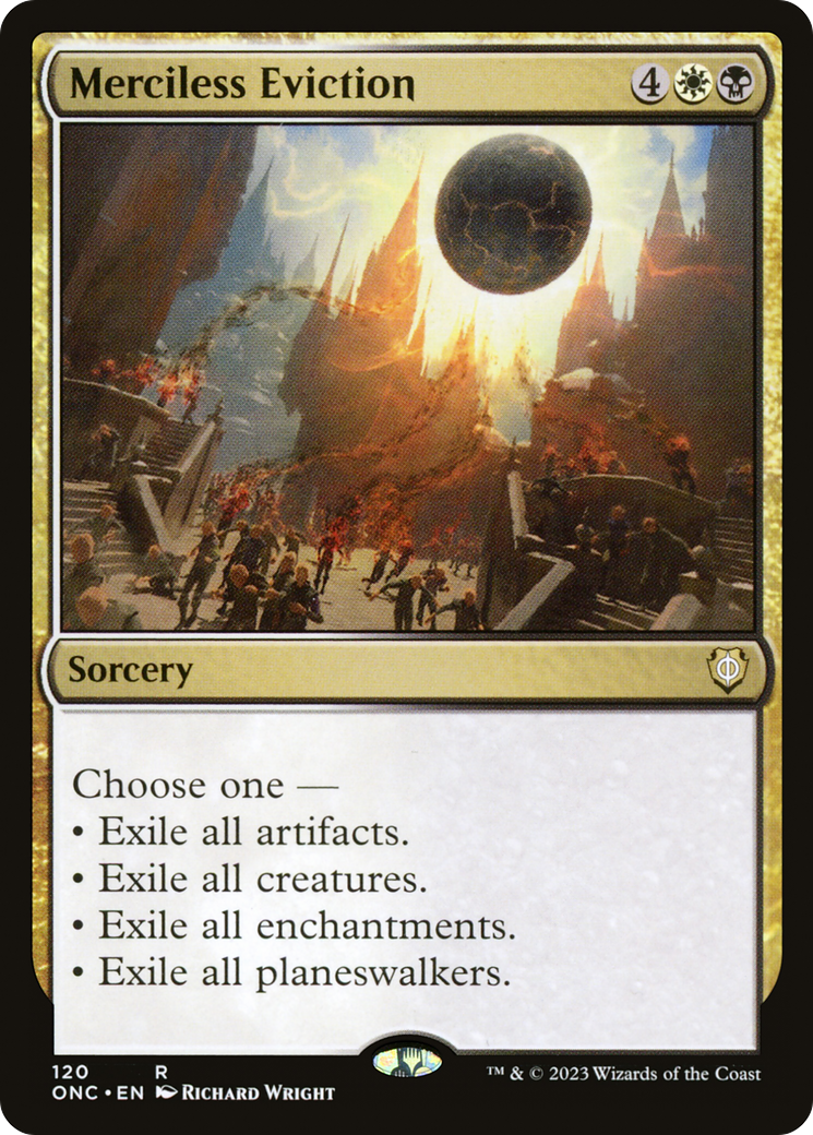 Merciless Eviction [Phyrexia: All Will Be One Commander] | Odin's Place