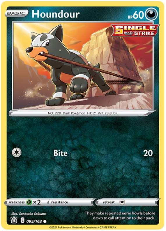 Houndour (095/163) [Sword & Shield: Battle Styles] | Odin's Place