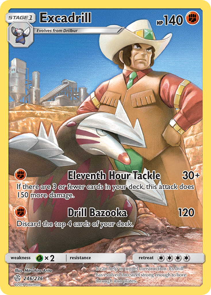 Excadrill (246/236) [Sun & Moon: Cosmic Eclipse] | Odin's Place