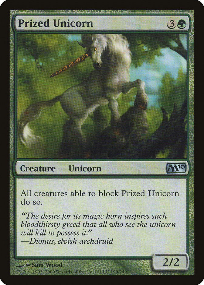 Prized Unicorn (199) [Magic 2010] | Odin's Place