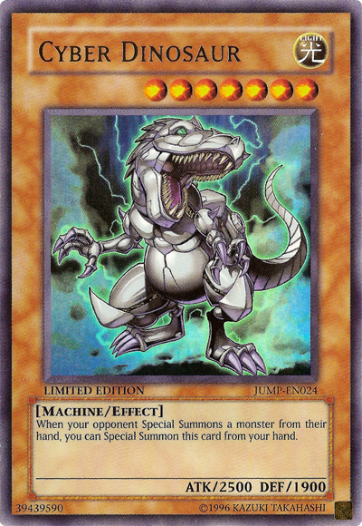 Cyber Dinosaur [JUMP-EN024] Ultra Rare | Odin's Place