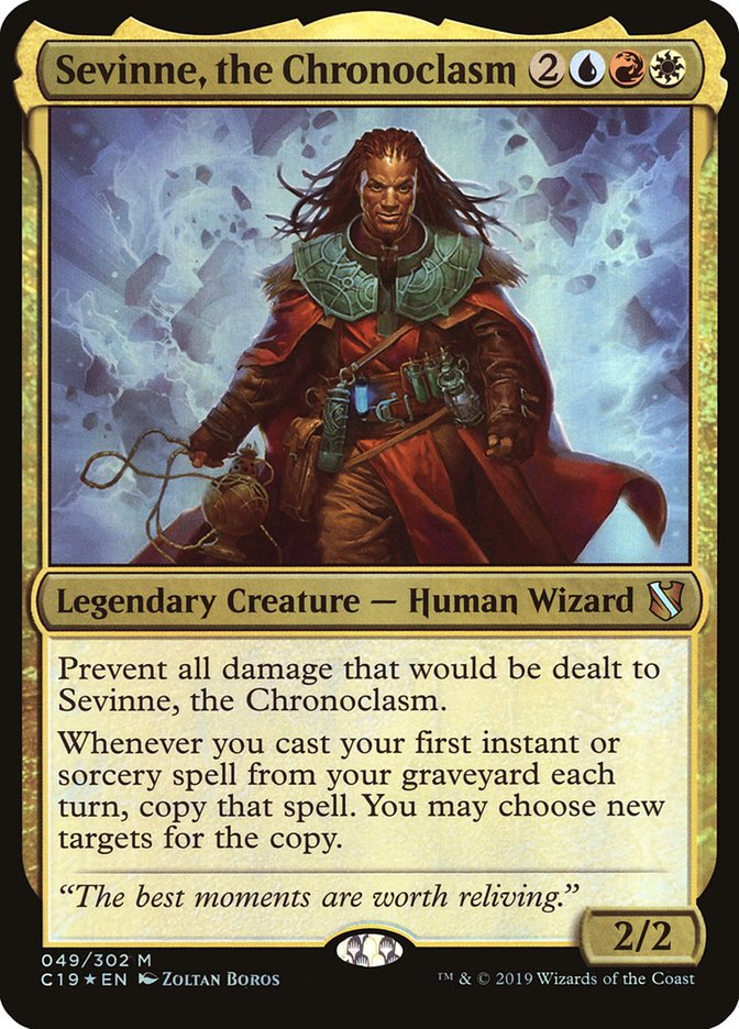 Sevinne, the Chronoclasm (Oversized) [Commander 2019 Oversized] | Odin's Place