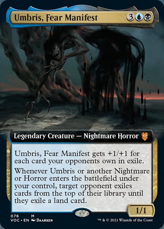 Umbris, Fear Manifest (Extended Art) [Innistrad: Crimson Vow Commander] | Odin's Place