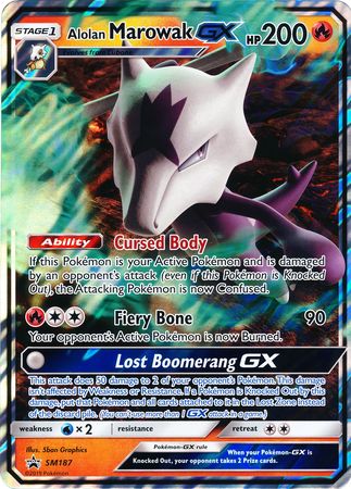 Alolan Marowak GX (SM187) (Jumbo Card) [Sun & Moon: Black Star Promos] | Odin's Place