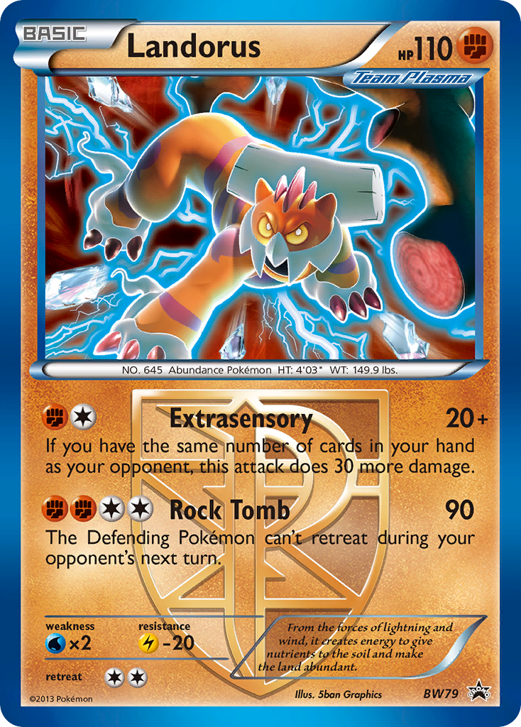 Landorus (BW79) (Team Plasma) [Black & White: Black Star Promos] | Odin's Place