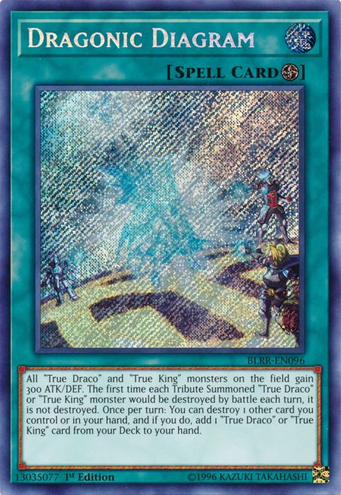 Dragonic Diagram [BLRR-EN096] Secret Rare | Odin's Place