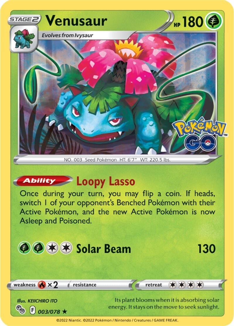 Venusaur (003/078) [Pokémon GO] | Odin's Place