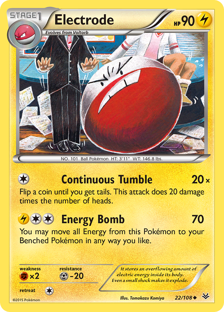 Electrode (22/108) [XY: Roaring Skies] | Odin's Place