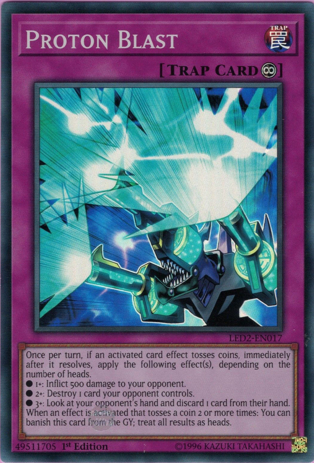 Proton Blast [LED2-EN017] Super Rare | Odin's Place