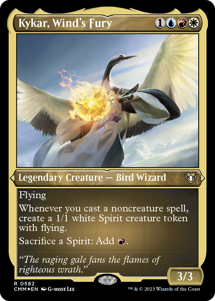 Kykar, Wind's Fury (Foil Etched) [Commander Masters] | Odin's Place