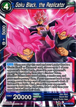 Goku Black, the Replicator (BT7-042) [Assault of the Saiyans] | Odin's Place