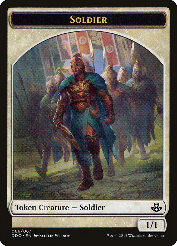 Soldier Token (66) [Duel Decks: Elspeth vs. Kiora] | Odin's Place