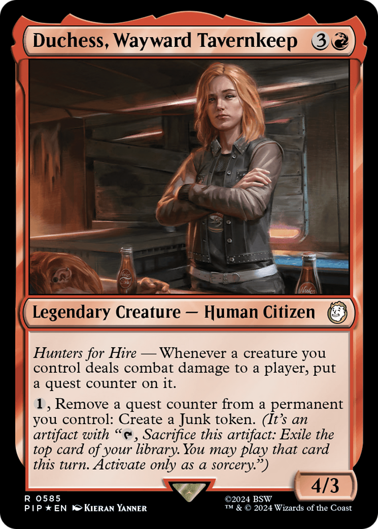 Duchess, Wayward Tavernkeep (Surge Foil) [Fallout] | Odin's Place