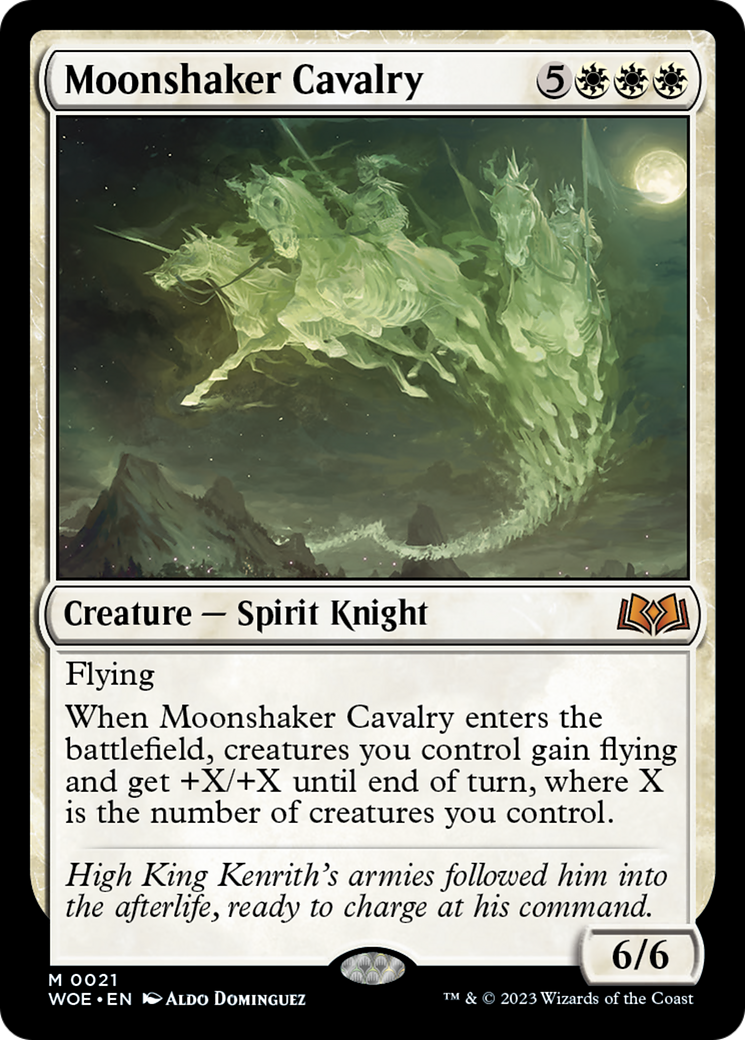 Moonshaker Cavalry [Wilds of Eldraine] | Odin's Place