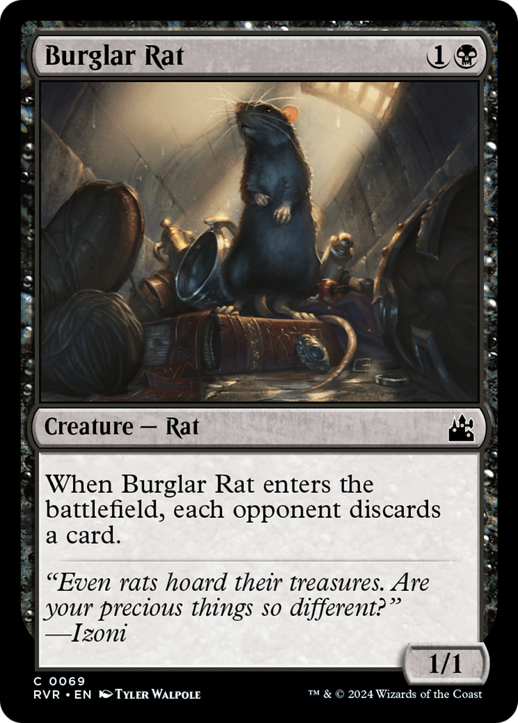 Burglar Rat [Ravnica Remastered] | Odin's Place