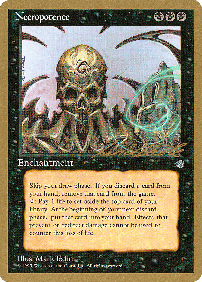Necropotence (Leon Lindback) [Pro Tour Collector Set] | Odin's Place