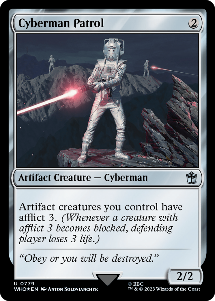 Cyberman Patrol (Surge Foil) [Doctor Who] | Odin's Place