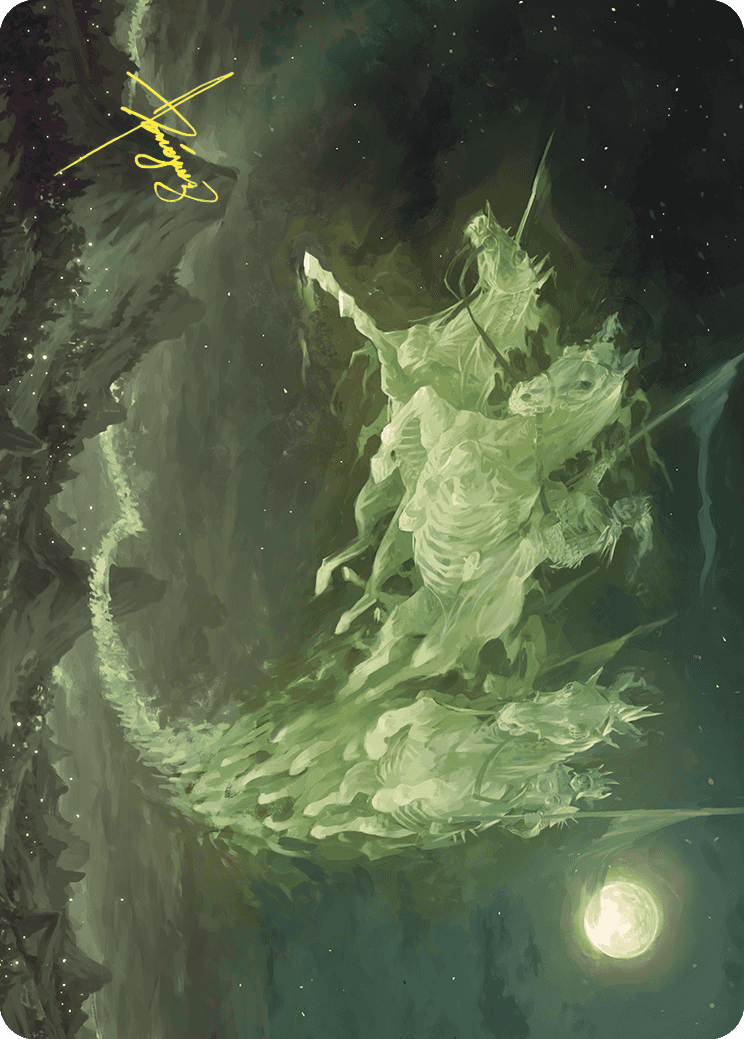 Moonshaker Cavalry Art Card (Gold-Stamped Signature) [Wilds of Eldraine Art Series] | Odin's Place