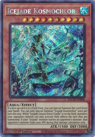 Icejade Kosmochlor [BACH-EN006] Secret Rare | Odin's Place