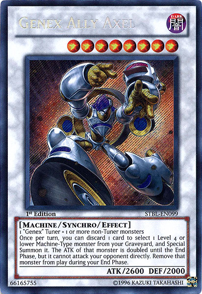 Genex Ally Axel [STBL-EN099] Secret Rare | Odin's Place