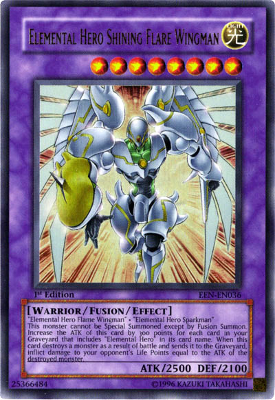 Elemental Hero Shining Flare Wingman [EEN-EN036] Ultra Rare | Odin's Place