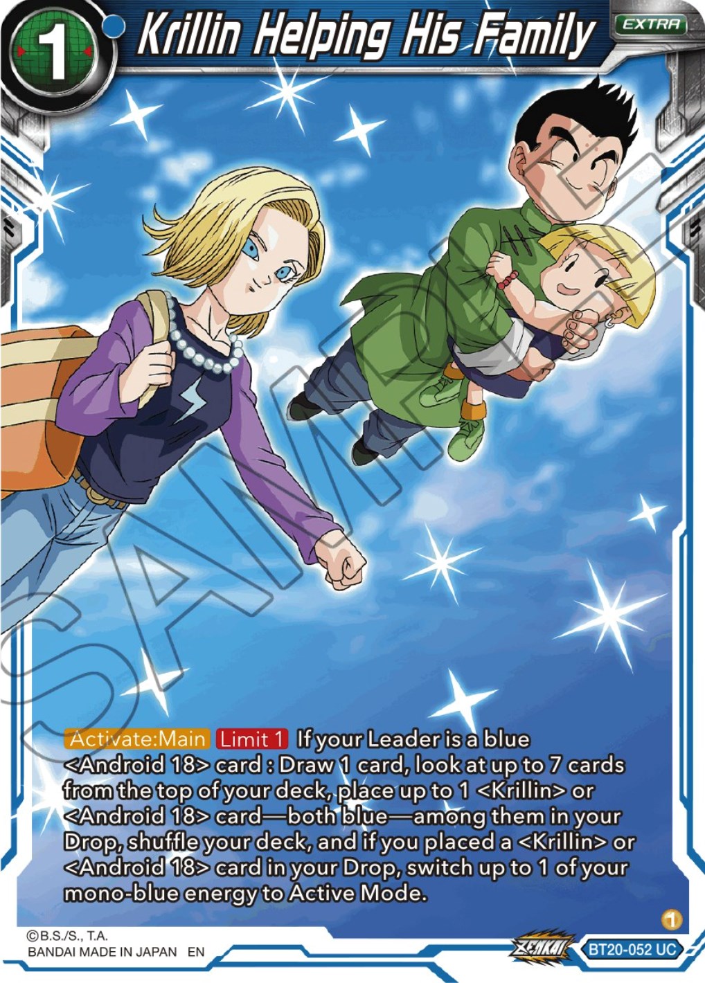 Krillin Helping His Family (BT20-052) [Power Absorbed] | Odin's Place