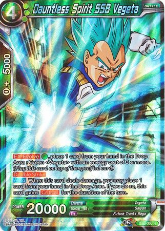 Dauntless Spirit SSB Vegeta (BT3-060) [Cross Worlds] | Odin's Place